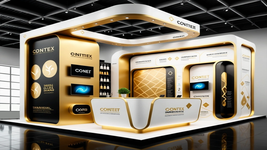 Stand Premium High-Tech Doré